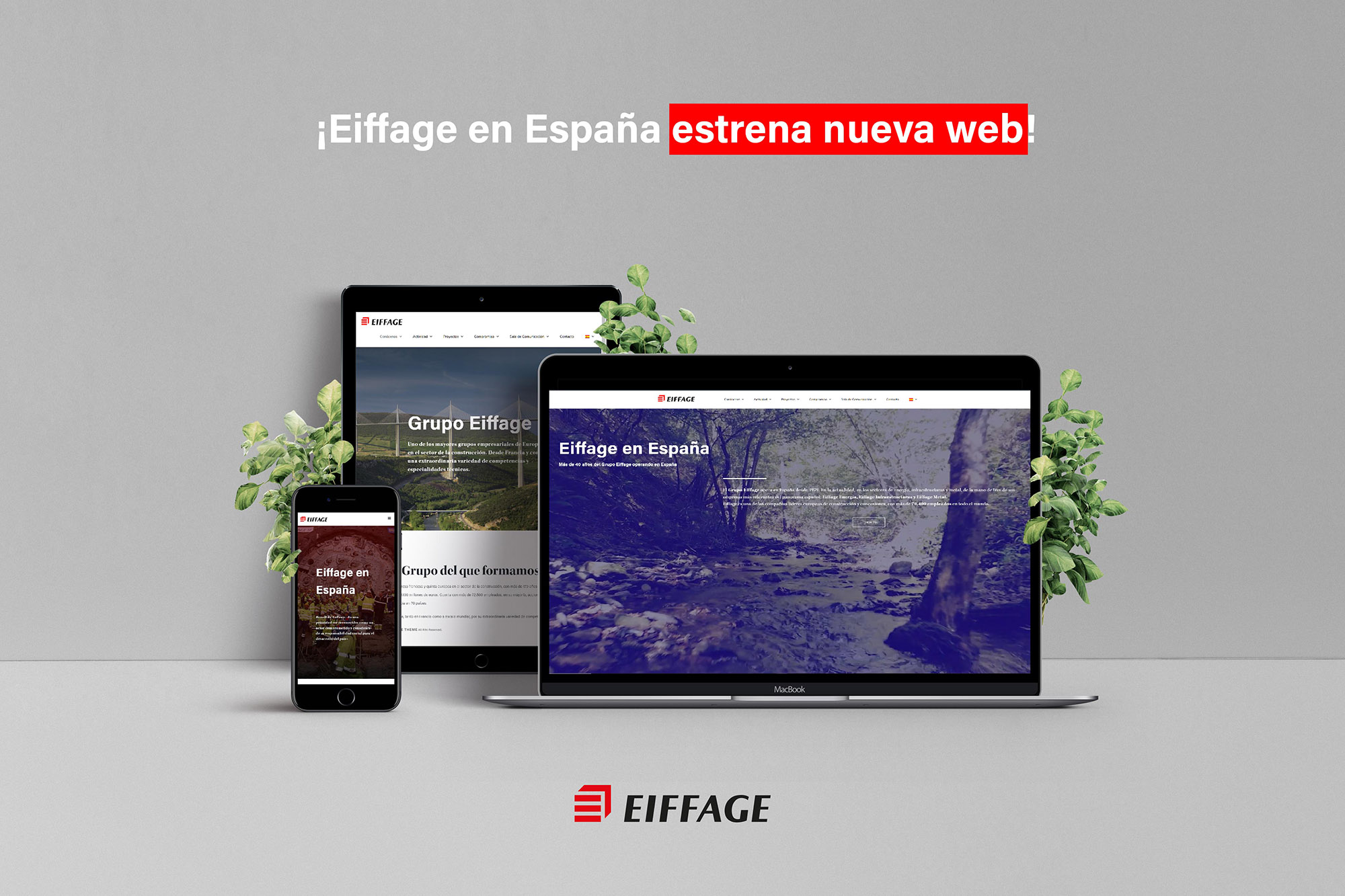 Eiffage España lanza su nueva página web